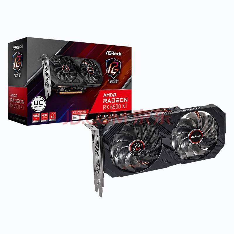 华擎发布8GB RX 6500 XT Phantom Gaming显卡 基于Navi 24 核心