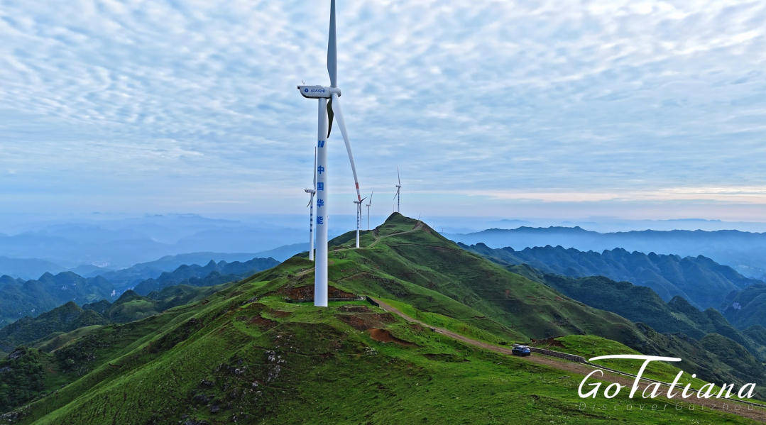 Go with Tatiana｜来贵州当一回“追风者” Explore the charm of windmills in Guizhou