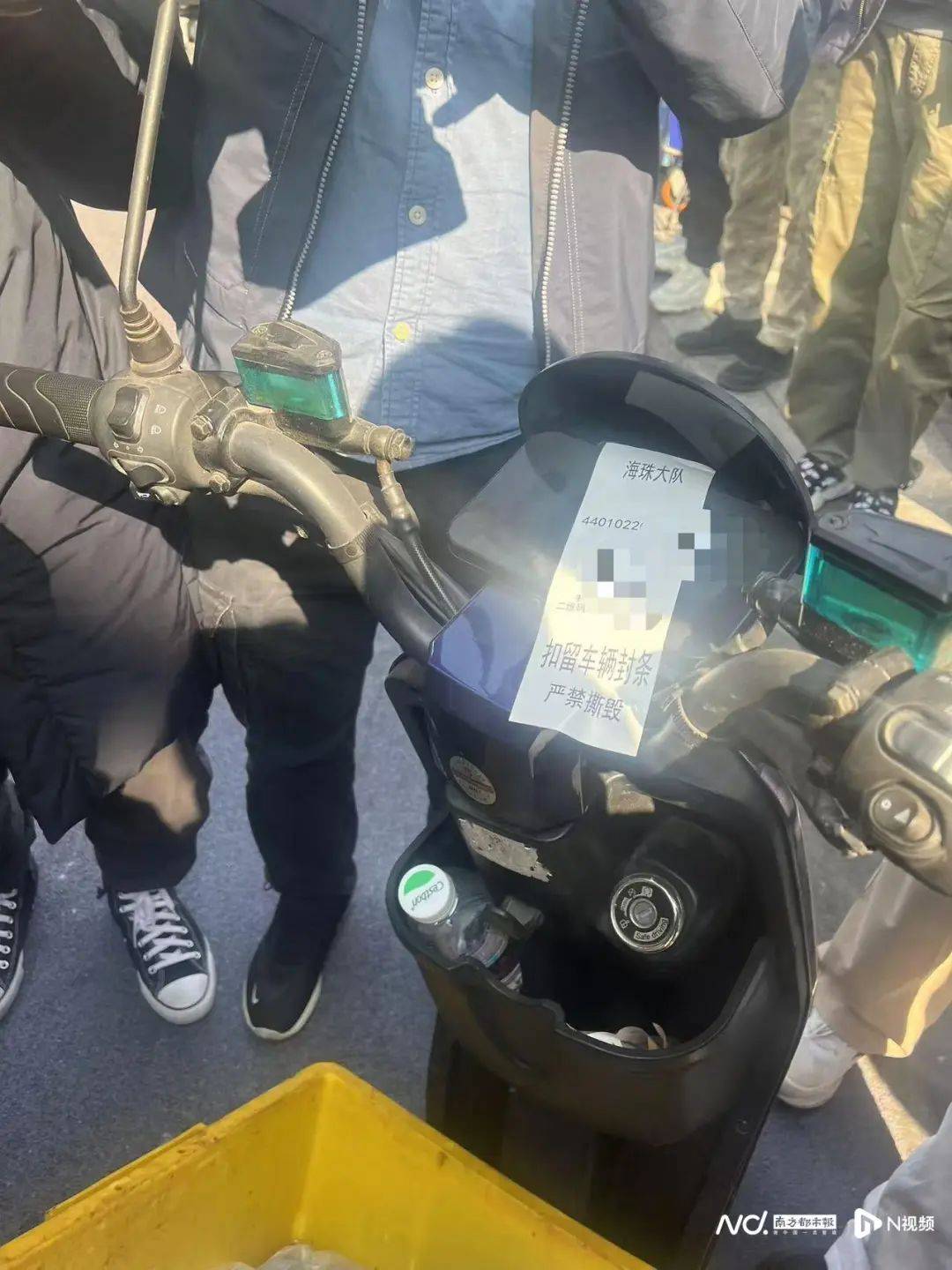 罚50！罚100！广州“电鸡”车主被罚，现场直击