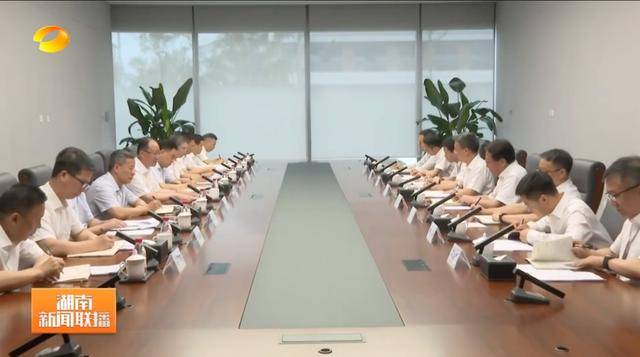 湖南省省长毛伟明在雄安新区考察