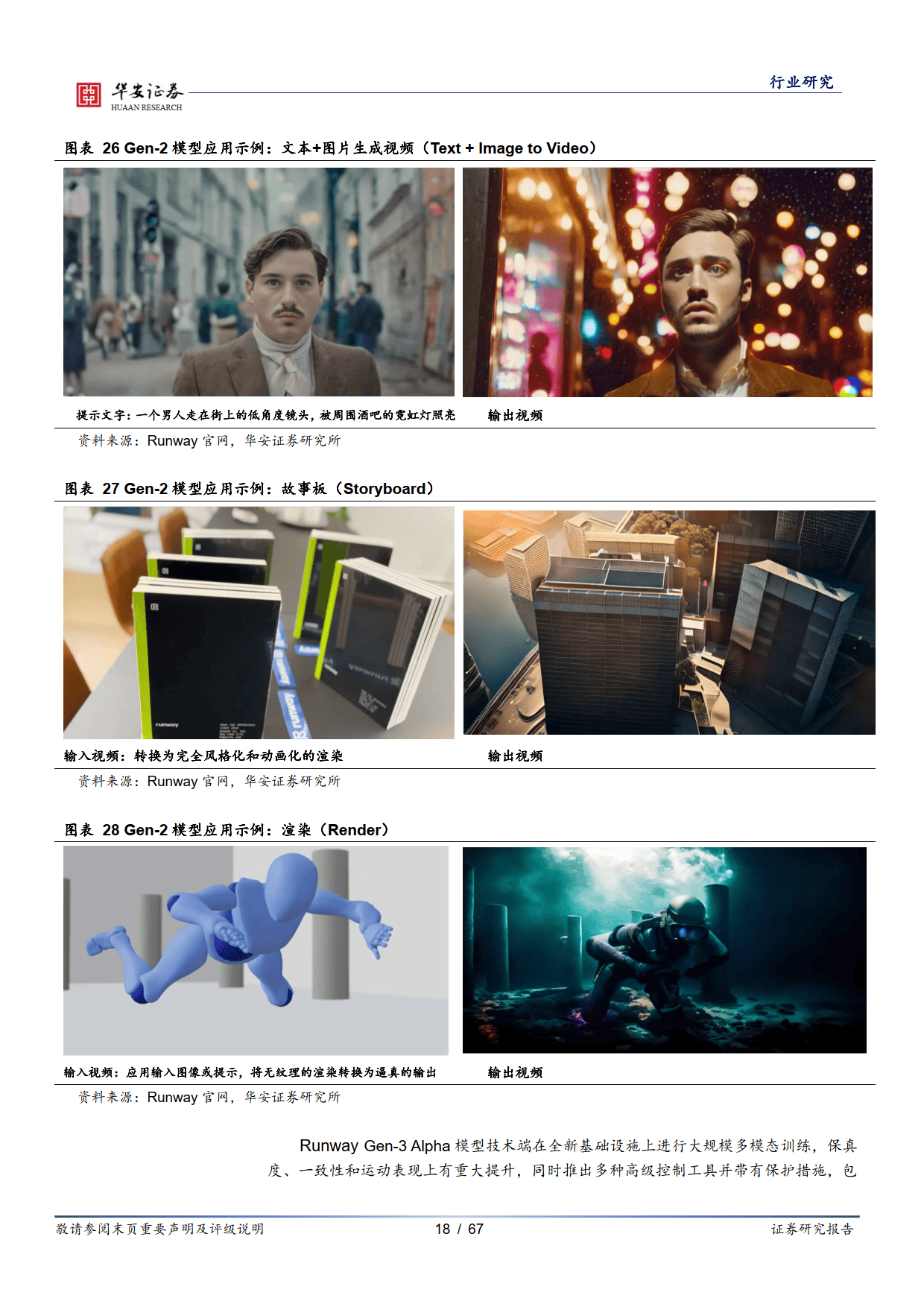 AI系列专题跟踪:视频及图像生成模型-华安证券