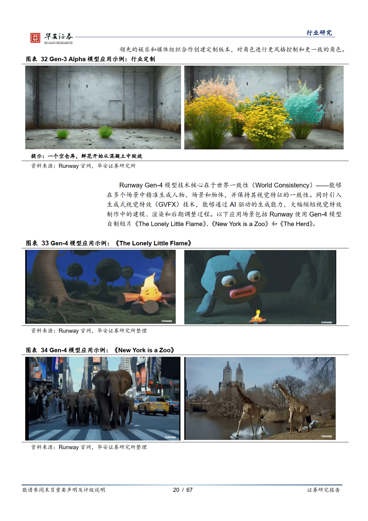 AI系列专题跟踪:视频及图像生成模型-华安证券