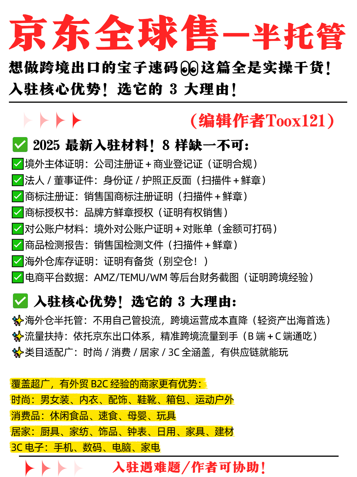 最新京东全球售怎么入驻？海外半托管模式！京东全球售入驻佣金5折!0平台使用费!京东全球售让出海更简单!